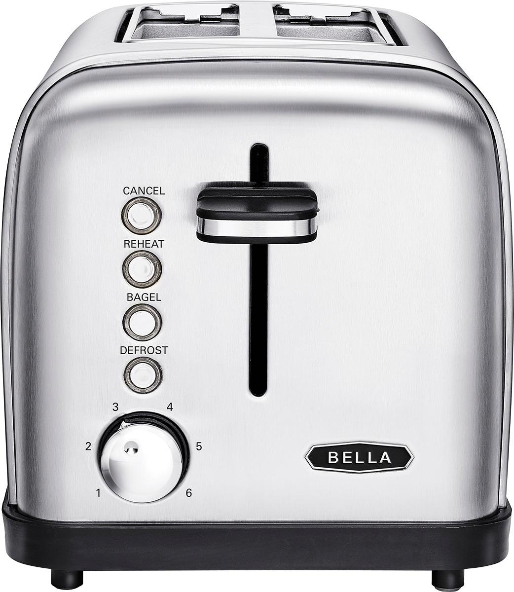 Bella – Classics 2-Slice Wide-Slot Toaster – Stainless Steel – Just $14.99 at Best Buy