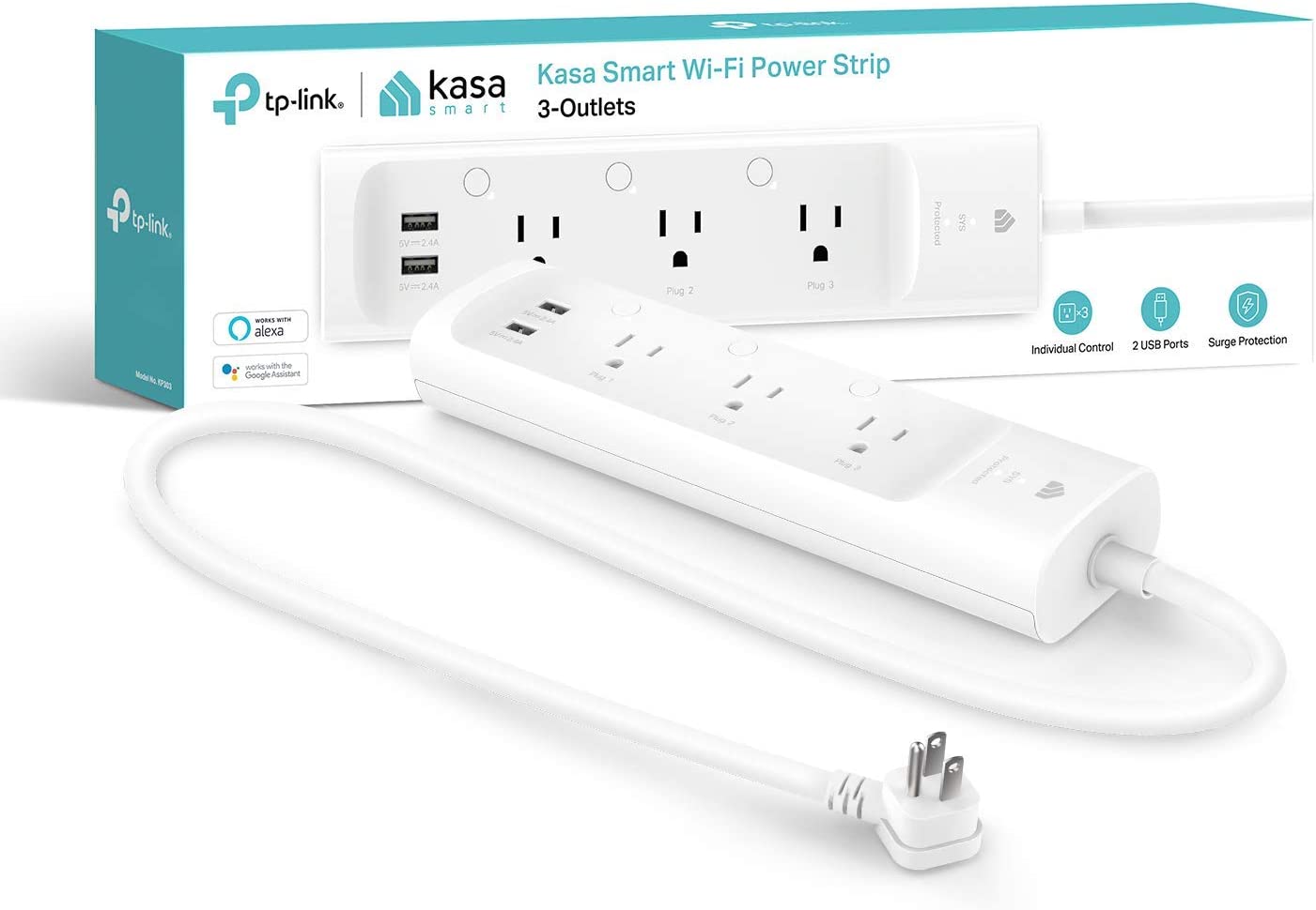 Kasa Smart Plug Power Strip KP303 – Just $22.99 at Amazon