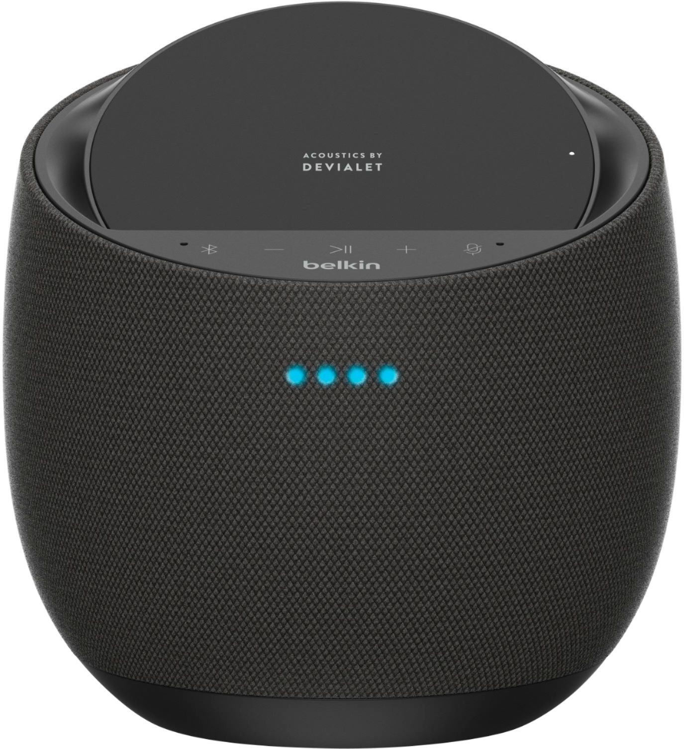 Belkin SoundForm Elite Hi-Fi Smart Speaker + Wireless Charger with Alexa, Airplay2 – Black – Just $89.99 at Best Buy