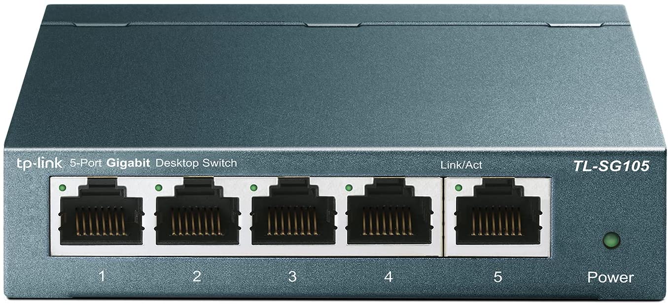 TP-Link TL-SG105 | 5 Port Gigabit Unmanaged Ethernet Network Switch – Just $15.99 at Amazon