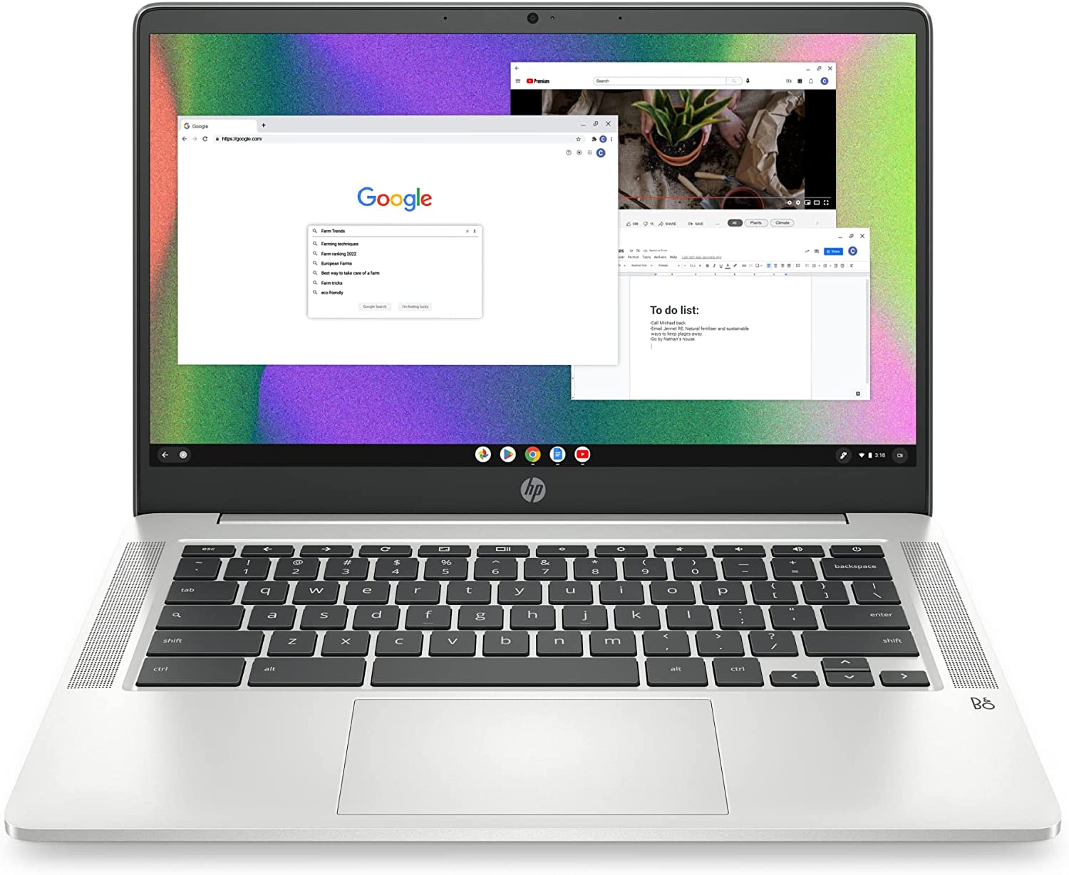 HP Chromebook 14 Laptop, Intel Celeron N4120, 4 GB RAM, 64 GB eMMC, 14″ HD Display – Just $254.20 at Amazon