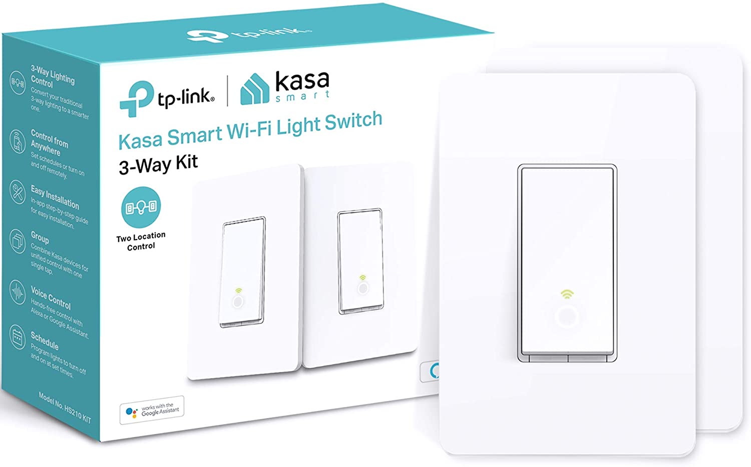 Kasa Smart 3 Way Switch HS210 KIT – Just $29.99 at Amazon