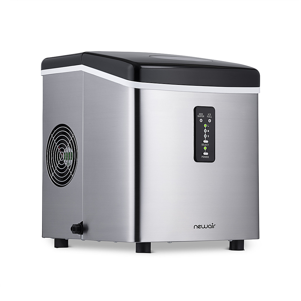 NewAir – 28-lb Portable Ice Maker – 3 Ice Sizes – Stainless steel – Just $185.99 at Best Buy