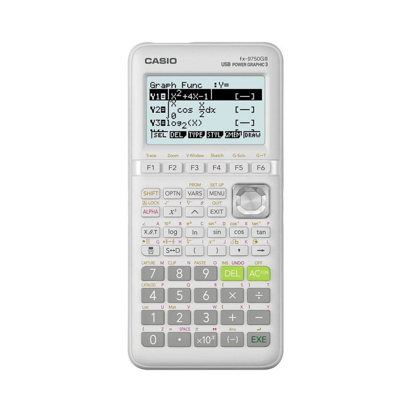 Casio fx-9750GIII White Graphing Calculator – Just $49.99 at Target
