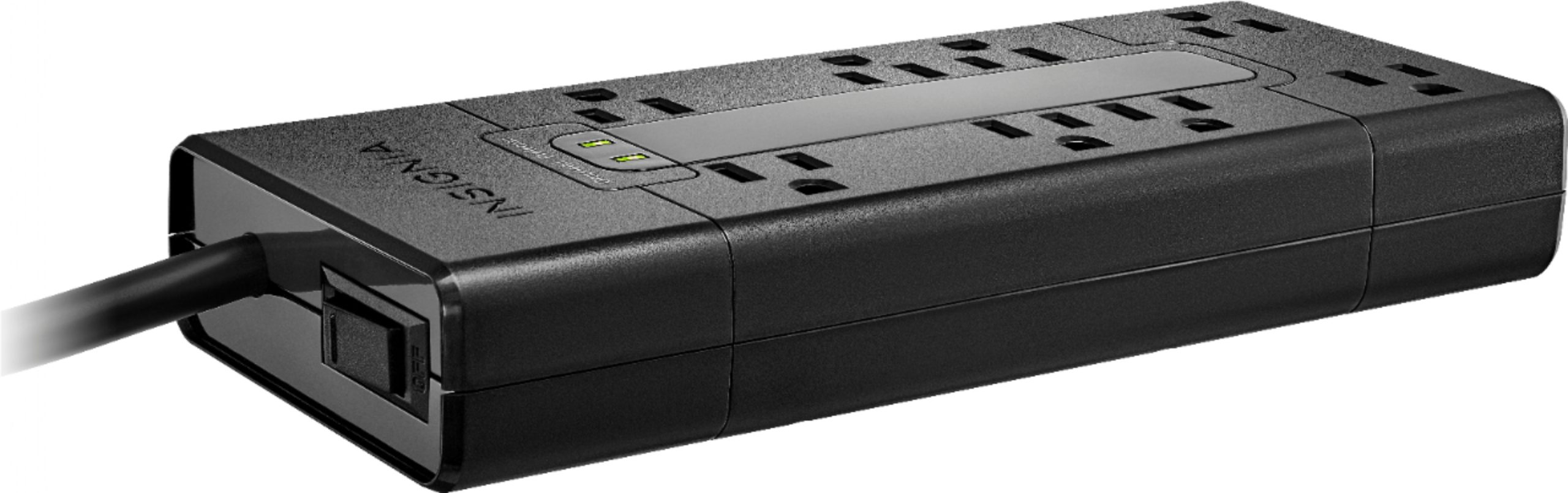 Insignia™ – 8-Outlet Surge Protector Strip – Black – Just $19.99 at Best Buy