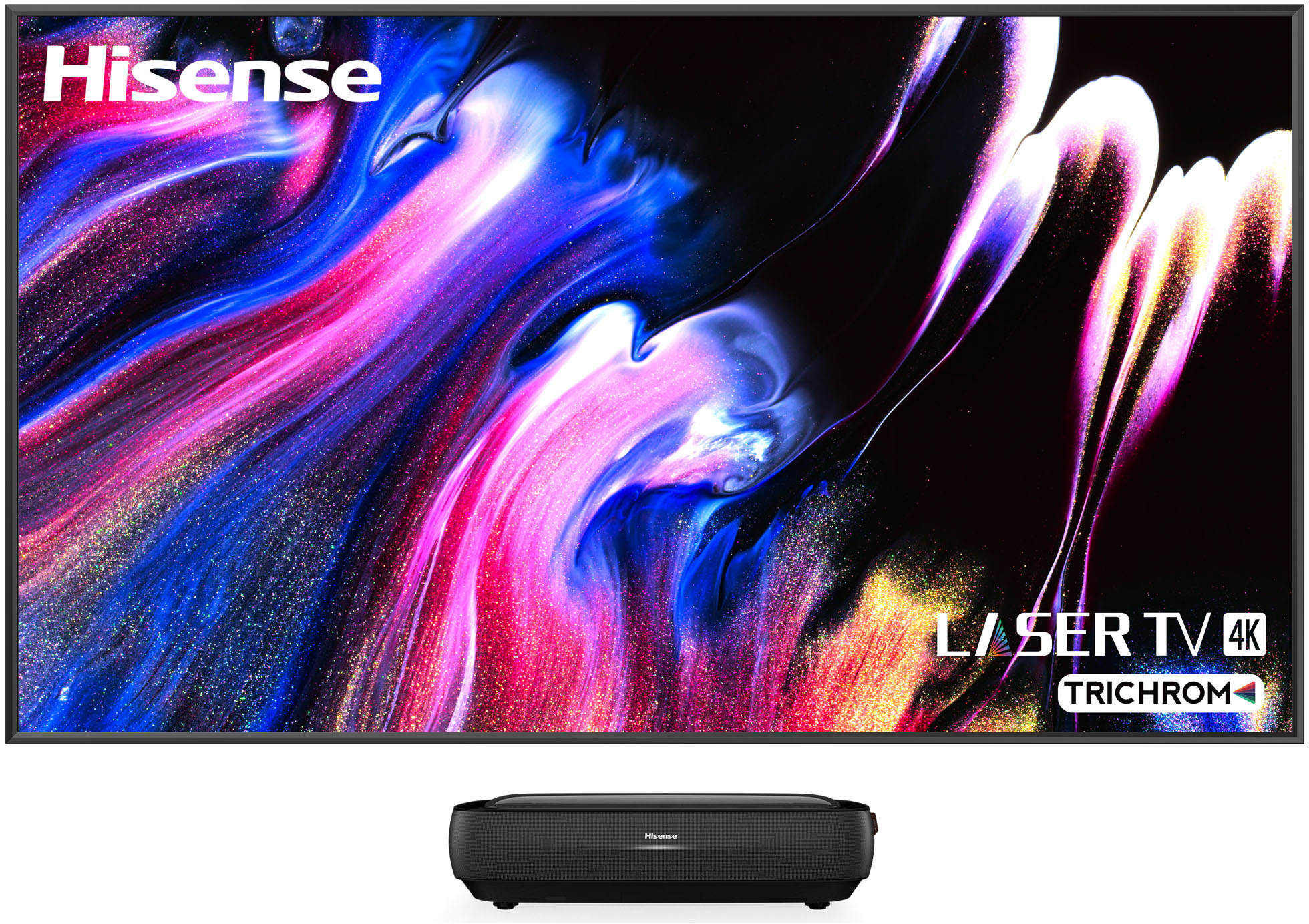 Hisense – L9G Laser TV Triple-Laser Ultra Short Throw Projector with 100″ ALR Screen – Just $4999.99 at Best Buy